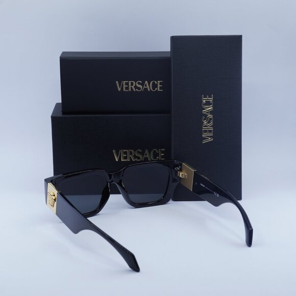 Versace VE4497U GB1/87 Square Sunglasses – Black/Grey main image 6
